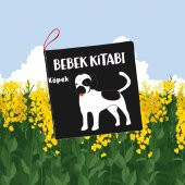 Siyah Beyaz Evcil Hayvanlar Kumaş Sessiz Kitap T137 - Bez Kitap - 5