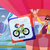 İngilizce Taşıtlar Kumaş Sessiz Kitap E132 - Bez Kitap thumbnail 5