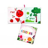 İngilizce Renkler Kumaş Sessiz Kitap E129 - Bez Kitap thumbnail 3