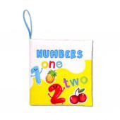 İngilizce Rakamlar Kumaş Sessiz Kitap E128 - Bez Kitap thumbnail 1