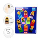 Emojiler 10 Parça Parmak Kukla T106 - 3