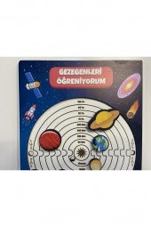 Moon Beavers Gezegenleri Öğreniyorum Güneş Sistemimiz 83020,Eğitici Öğretici Ahşap Oyuncak - 2