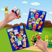 2 Set - 20 Parça  Emojiler ve Vahşi Hayvanlar Parmak Kukla T106 T782 - 5