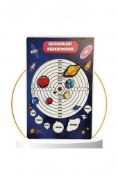 Moon Beavers Gezegenleri Öğreniyorum Güneş Sistemimiz 83020,Eğitici Öğretici Ahşap Oyuncak - 6