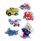 Ulaşım Araçları 2+ Keçe Yapboz - Puzzle T002 - 1
