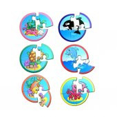 Su Canlıları 2+ Keçe Yapboz - Puzzle T001 - 1