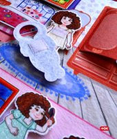 ( Yatak Odası ) Keçe Cırtlı Aktivite Sayfası - 3
