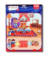 ( Oturma Odası ) Keçe Cırtlı Aktivite Sayfası thumbnail 5