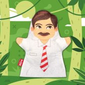 Baba Aile Bireyleri Keçe El Kukla T340 thumbnail 5