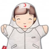 Hemşire Meslekler Keçe El Kukla T323 thumbnail 3