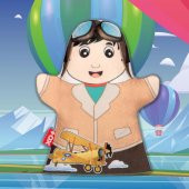 Pilot Meslekler Keçe El Kukla T324 - 5