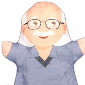 Dede Aile Bireyleri Keçe El Kukla T337 thumbnail 3