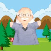 Dede Aile Bireyleri Keçe El Kukla T337 thumbnail 5