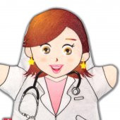 Doktor Meslekler Keçe El Kukla T327 thumbnail 3