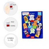 Vahşi Hayvanlar 10 Parça Parmak Kukla T782 thumbnail 3