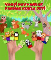 Vahşi Hayvanlar 10 Parça Parmak Kukla T782 thumbnail 4