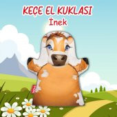 Inek Evcil Hayvanlar Keçe El Kukla T318 thumbnail 2