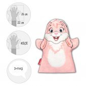 Tavşan Evcil Hayvanlar Keçe El Kukla T316 thumbnail 4