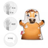 Inek Evcil Hayvanlar Keçe El Kukla T318 thumbnail 4