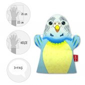 Muhabbet Kuşu Evcil Hayvanlar Keçe El Kukla T312 thumbnail 4