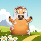 Inek Evcil Hayvanlar Keçe El Kukla T318 thumbnail 5