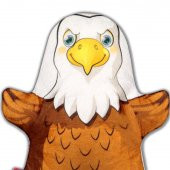 Kartal Vahşi Hayvanlar Keçe El Kukla T132 thumbnail 3