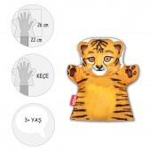 Kaplan Vahşi Hayvanlar Keçe El Kukla T130 thumbnail 4