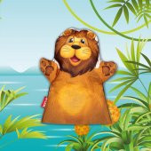 Aslan Vahşi Hayvanlar Keçe El Kukla T131 thumbnail 5