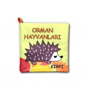 Orman Hayvanları Kumaş Sessiz Kitap T055 - Bez Kitap - 1