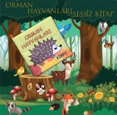 Orman Hayvanları Kumaş Sessiz Kitap T055 - Bez Kitap - 2