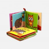 Orman Hayvanları Kumaş Sessiz Kitap T055 - Bez Kitap - 3