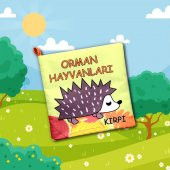 Orman Hayvanları Kumaş Sessiz Kitap T055 - Bez Kitap - 5