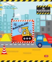 İş Makinaları Kumaş Sessiz Kitap T048 - Bez Kitap , thumbnail 2