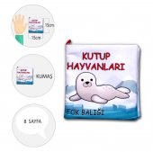 Kutup Hayvanları Kumaş Sessiz Kitap T056 - Bez Kitap - 4