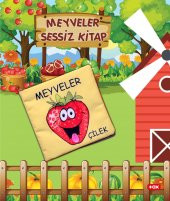 Meyveler Kumaş Sessiz Kitap T049 - Bez Kitap - 2