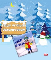 Kışlık Giysiler Kumaş Sessiz Kitap T052 - Bez Kitap - 5