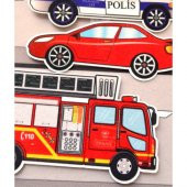 Taşıtları Öğreniyorum Keçe Cırtlı Duvar Panosu thumbnail 5