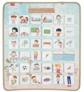 Eylem Ilişkisi Keçe Cırtlı Duvar Panosu thumbnail 1