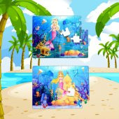 Deniz Kızı 5+ Keçe Yapboz - 5 Yaş Puzzle T041 - 5