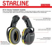 Starline BT-01 Barete Takılabilir Kulak Koruyucu Kulaklık 25dB - 2