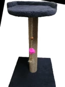 OKYA PETSHOP KEDİ TIRMALAMA TAHTASI VE YATAĞI -60 CM -GRİ - 1