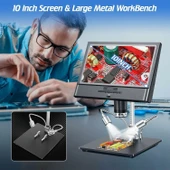 Elikliv EDM12 10 Inc LCD Dijital Mikroskop, 50X-1300X - 2