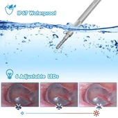 Hiacinto Kulak Kiri Temizleme Aleti, 7 Inc IPS Ekran 3.9mm HD Kameralı - 4