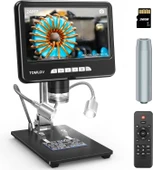 TOMLOV DM401 2K Dijital Mikroskop 1200x, 7 Inc 24MP - 1