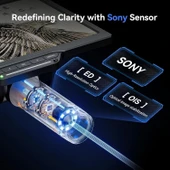 TOMLOV DM201 Max HDMI Dijital Mikroskop - 25MP - 2