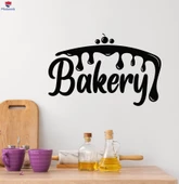 Pastane, Fırın Duvar Sticker Tatlı Diş Sözleri Fırın Evi Pastalar Hamur İşleri Etiketler - 1