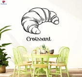 Pastane, Fırın Duvar Sticker Kruvasan Fırın Dükkanı Fırın Ürünleri Restoran Çıkartmaları - 1
