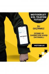 Motosiklet Kola Takılan Telefon Tutucu Kol Telefon Tutucu Su Geçirmez 6.7" (DAYANIKLI) - 1