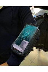 Motosiklet Kola Takılan Telefon Tutucu Kol Telefon Tutucu Su Geçirmez 6.7" (DAYANIKLI) - 6
