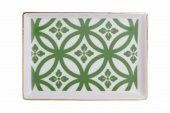 Porland Morocco Desen1 Yeşil Kahvaltı Tabağı 18 cm 04A+P018773 - 1
